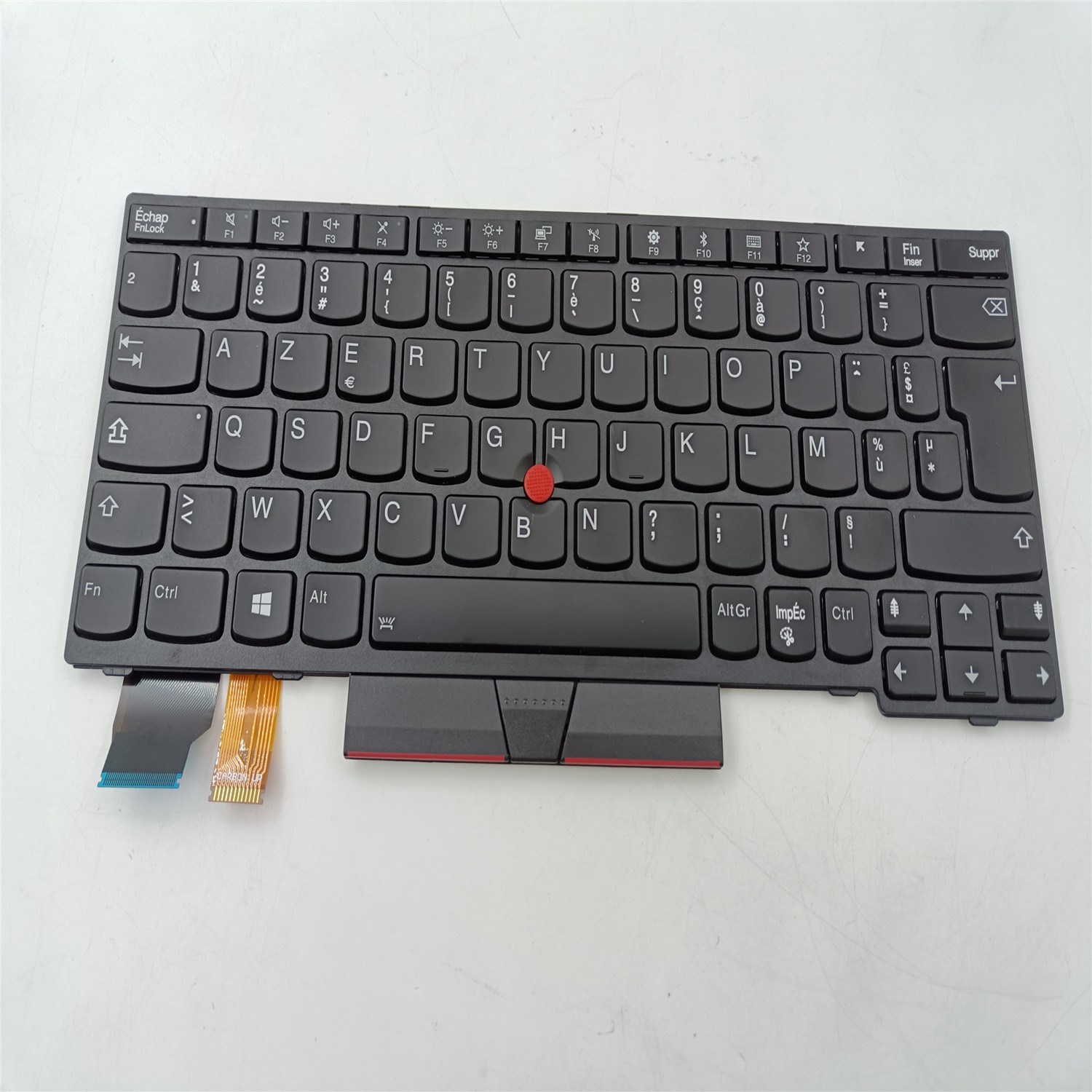 Replacement Notebook French FR Version Keyboard for Lenovo Thinkpad X280 Azerty Layout Laptop Keyboard with Trackpointer with Backlit